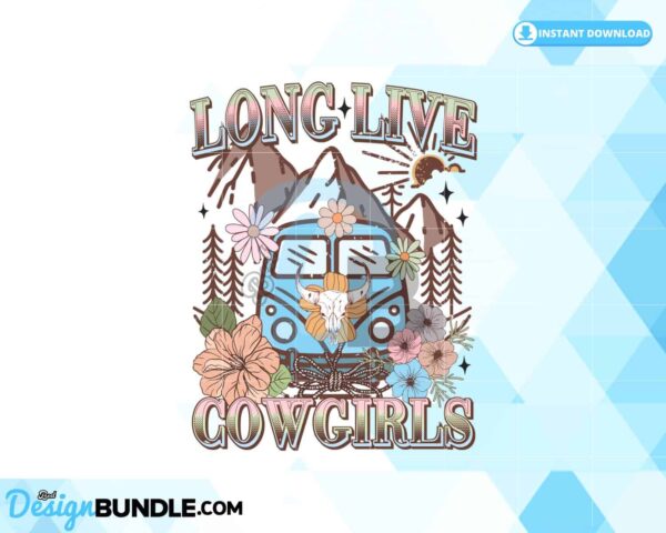 long-live-cowgirls-retro-sublimation
