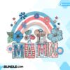 america-retro-wildflower-rainbow-mama
