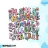 Mama Retro Boho Flowers Quote PNG mama-retro-boho-flowers-quote-png