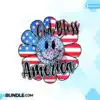 God Bless America Flag Daisy Flower PNG god-bless-america-flag-daisy-flower-png