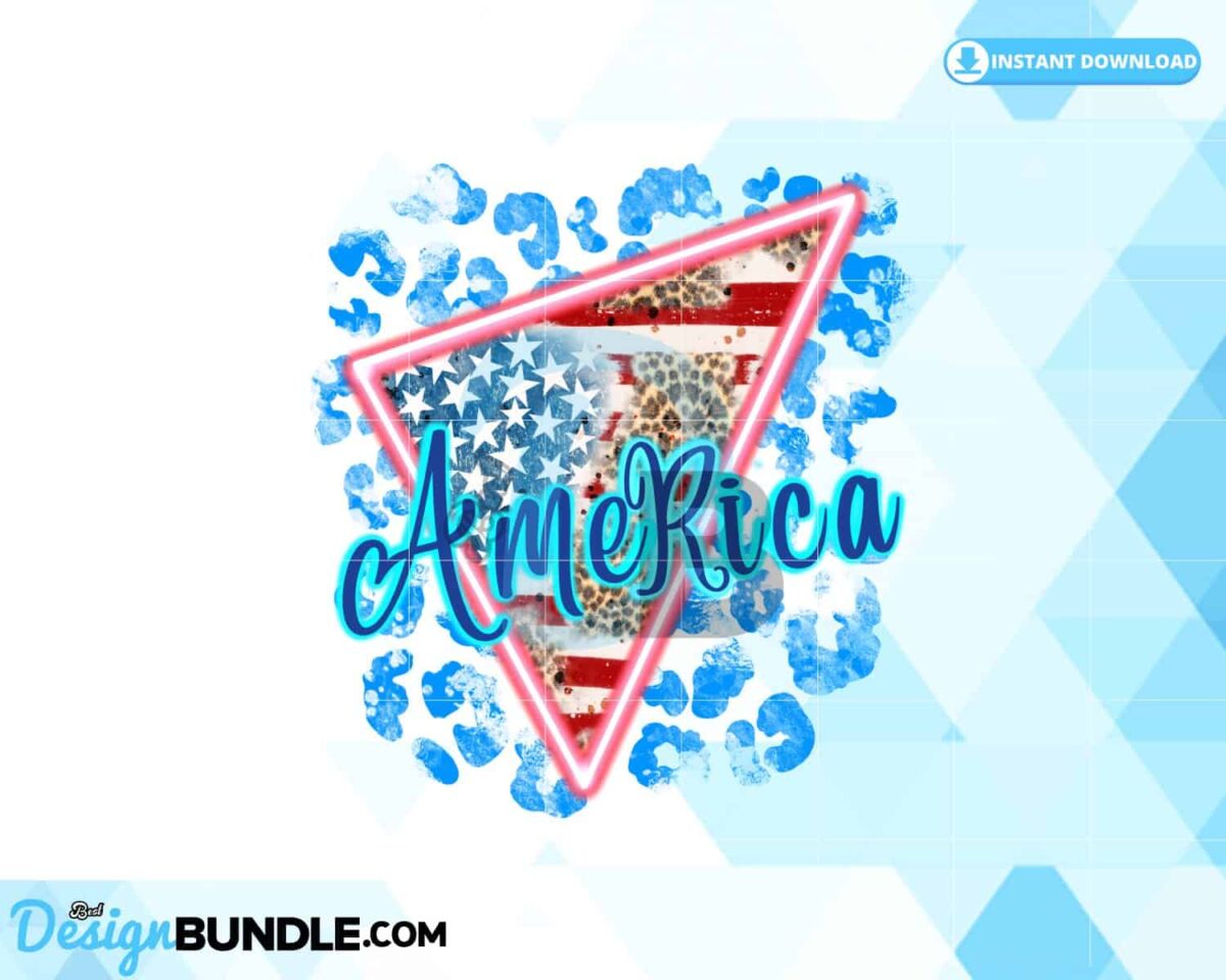 america-flag-leopard-distressed-neon-png