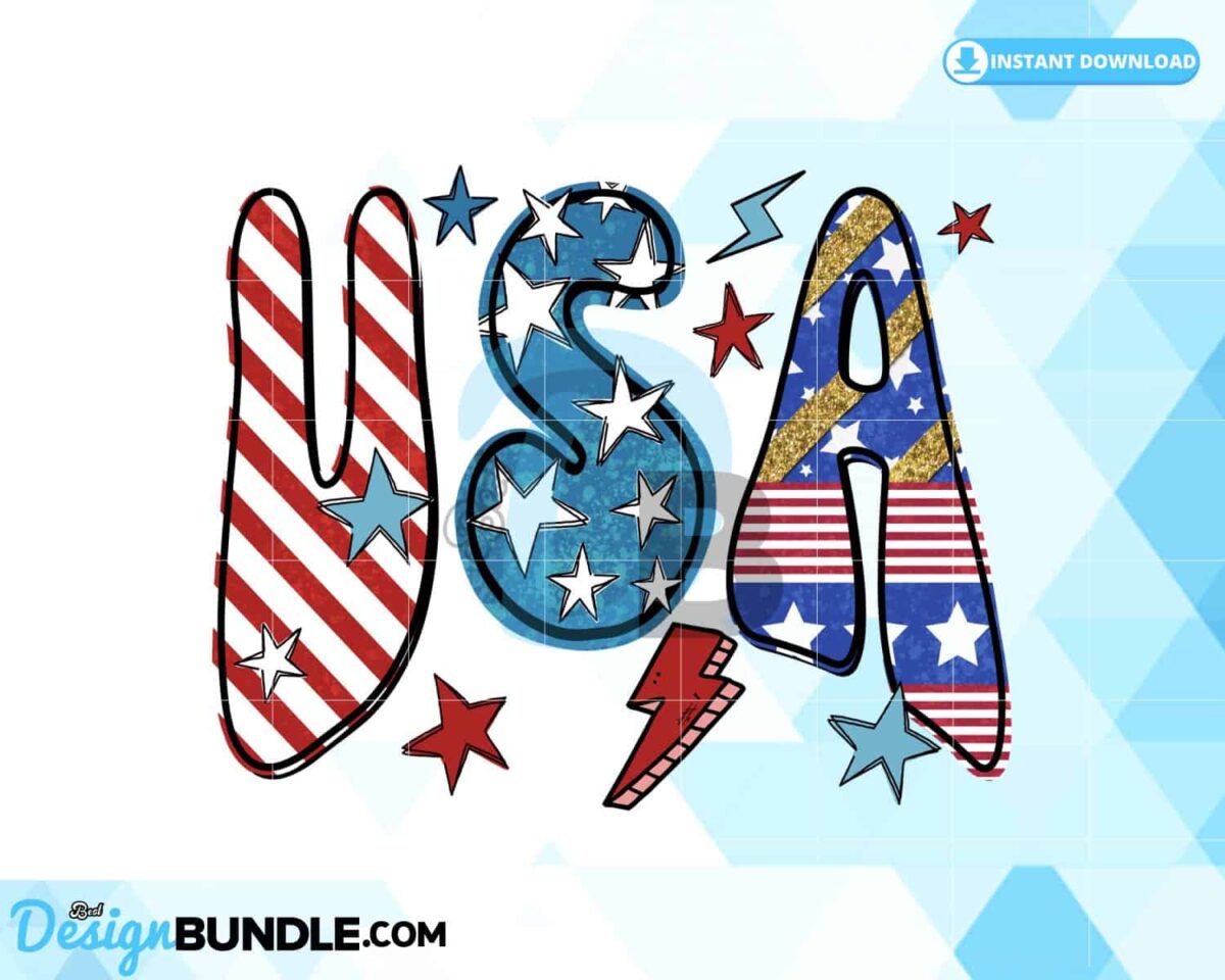 usa-stars-and-stripes-glitter-doodle