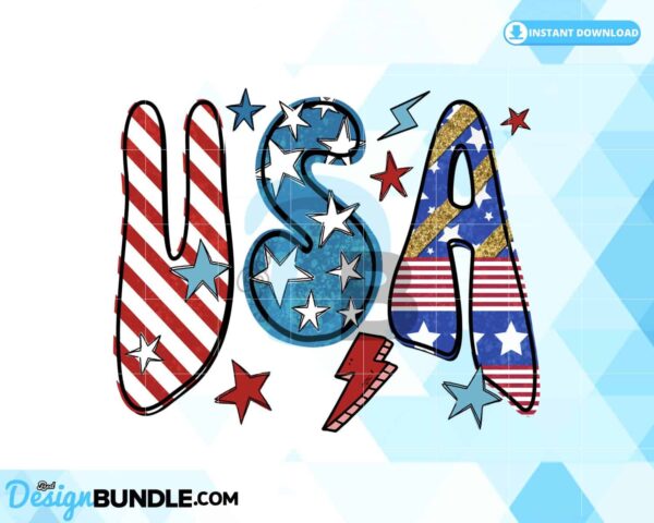 usa-stars-and-stripes-glitter-doodle