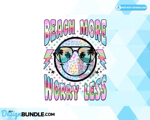 beach-more-worry-less-retro-smiley-face