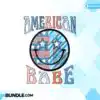 All American Babe Retro 4th of July PNG all-american-babe-retro-4th-of-july-png
