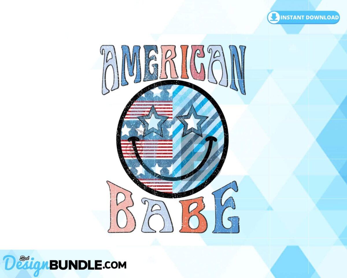 all-american-babe-retro-4th-of-july-png