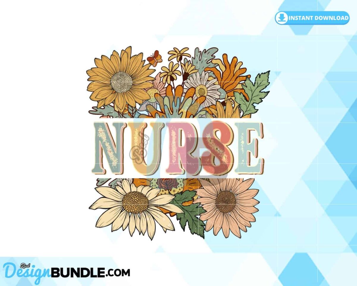 nurse-floral-boutique-retro-spring-png