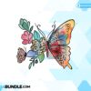 butterfly-retro-boho-flower-sublimation
