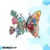 butterfly-retro-boho-flower-sublimation