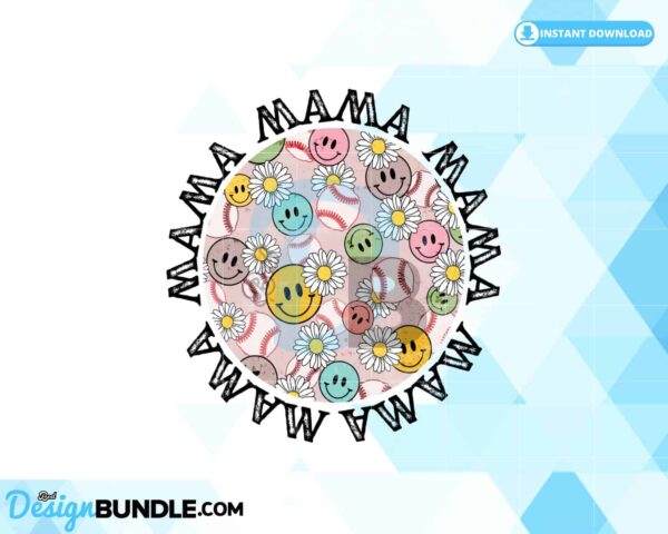mama-retro-baseball-groovy-smiley-daisy