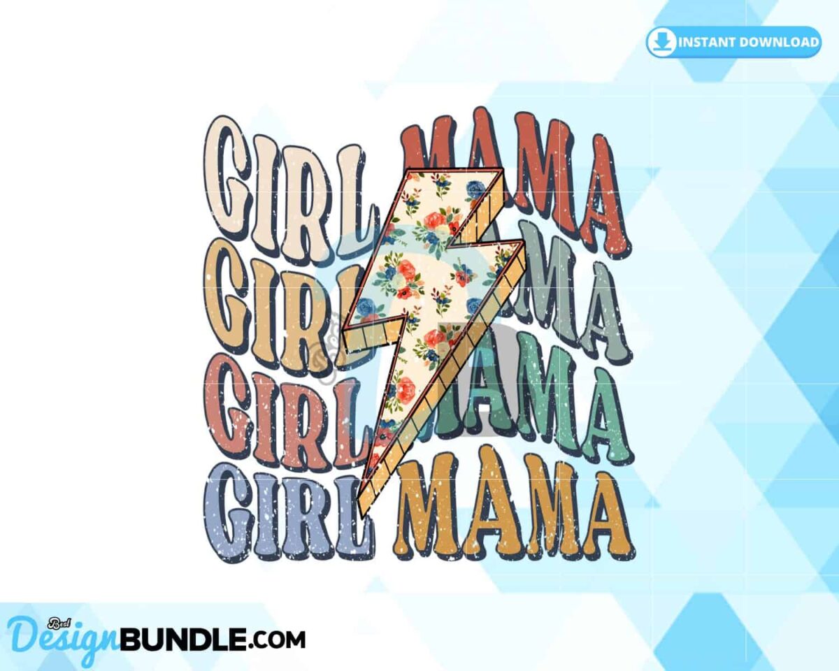 girl-mama-retro-lightning-bolt-flower