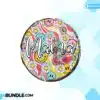 Mama Retro Groovy Smiley Face Daisy PNG mama-retro-groovy-smiley-face-daisy-png