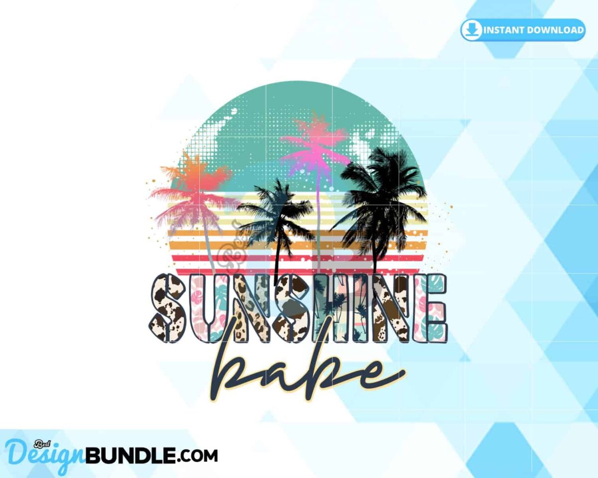 sunshine-babe-retro-summer-png