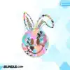 Happy Easter Bunny Smiley Face Colorful happy-easter-bunny-smiley-face-colorful