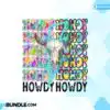 Howdy Cowhide Western Lightning Bolt PNG howdy-cowhide-western-lightning-bolt-png