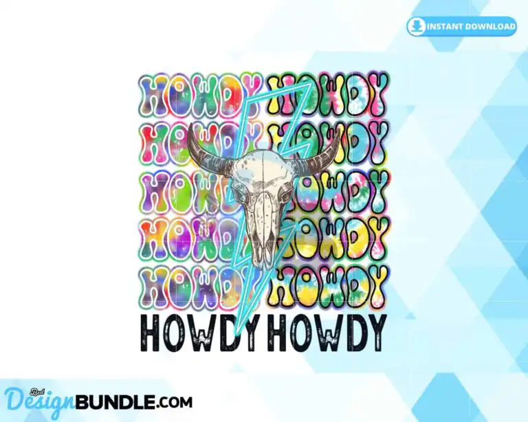 howdy-cowhide-western-lightning-bolt-png