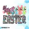 Checkered Happy Easter Bunny Retro PNG checkered-happy-easter-bunny-retro-png