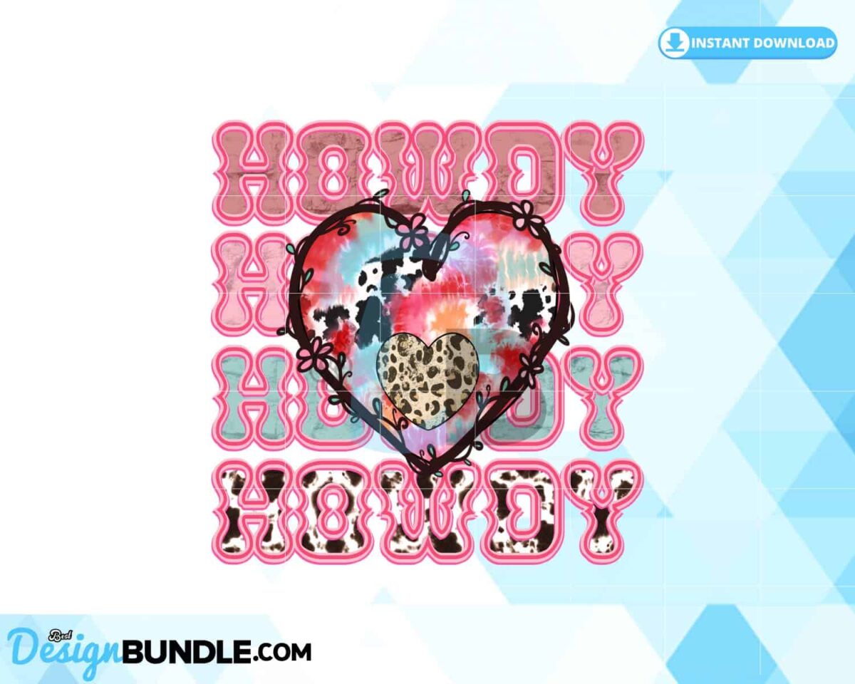 howdy-heart-valentine-retro-sublimation