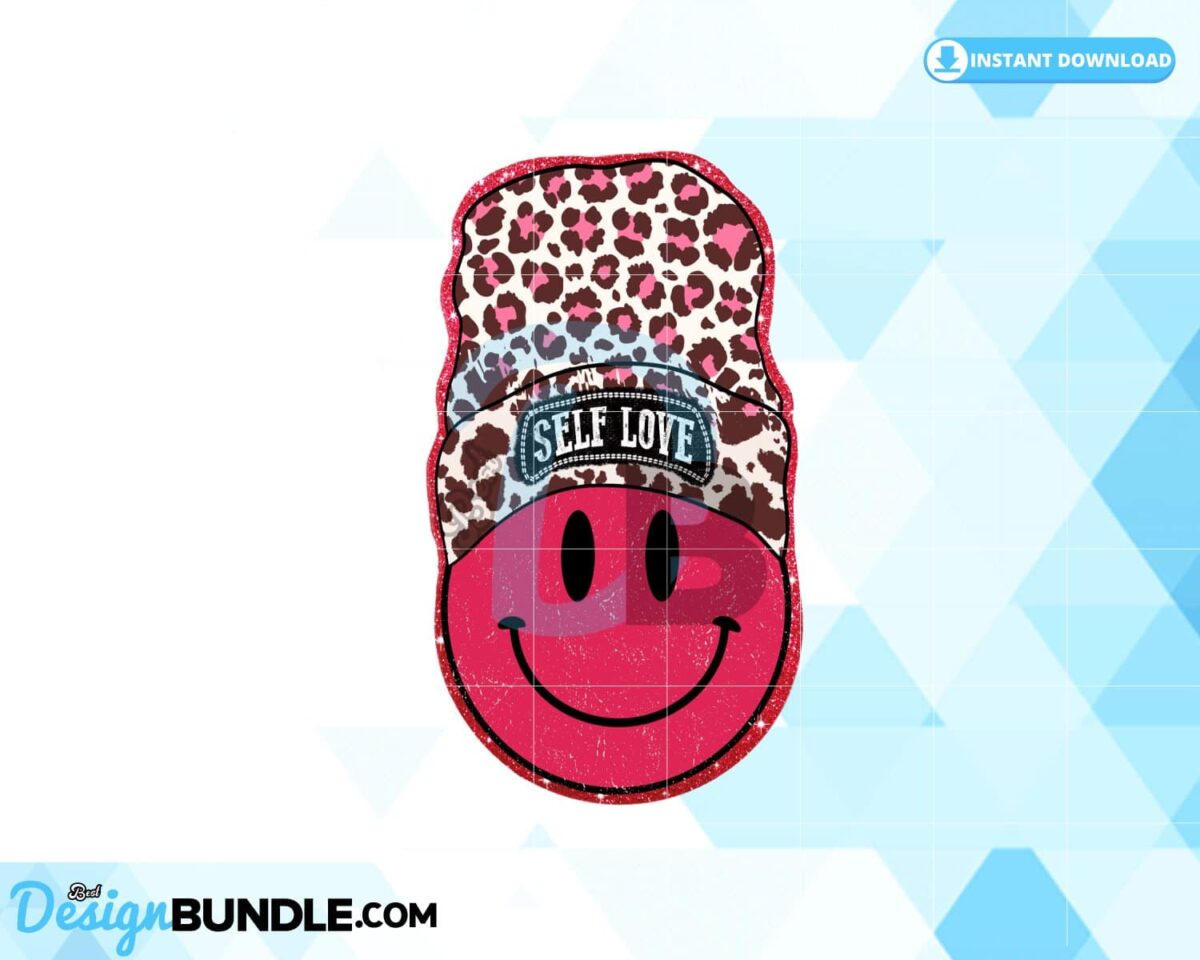smiley-face-beanie-retro-self-love-png