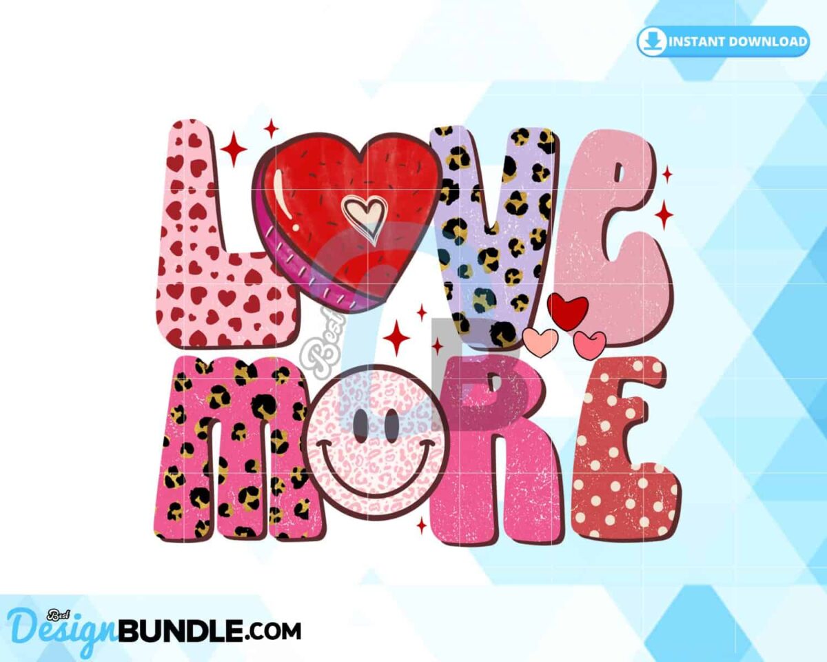 love-more-valentine-png-groovy-love