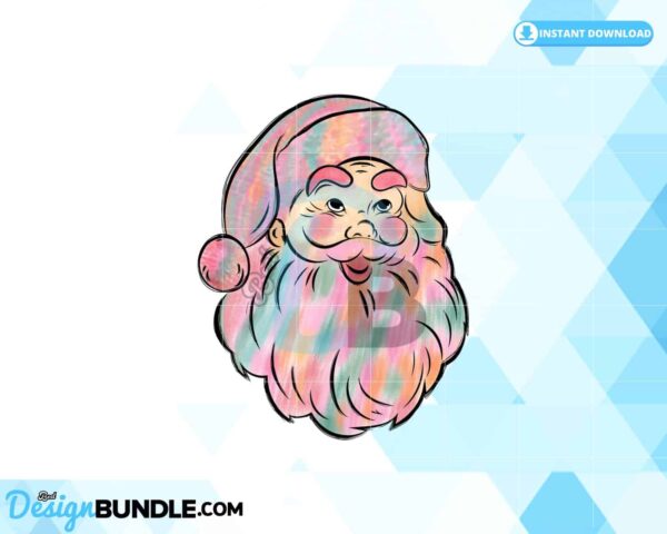 santa-pink-christmas-ho-ho-ho-retro-png