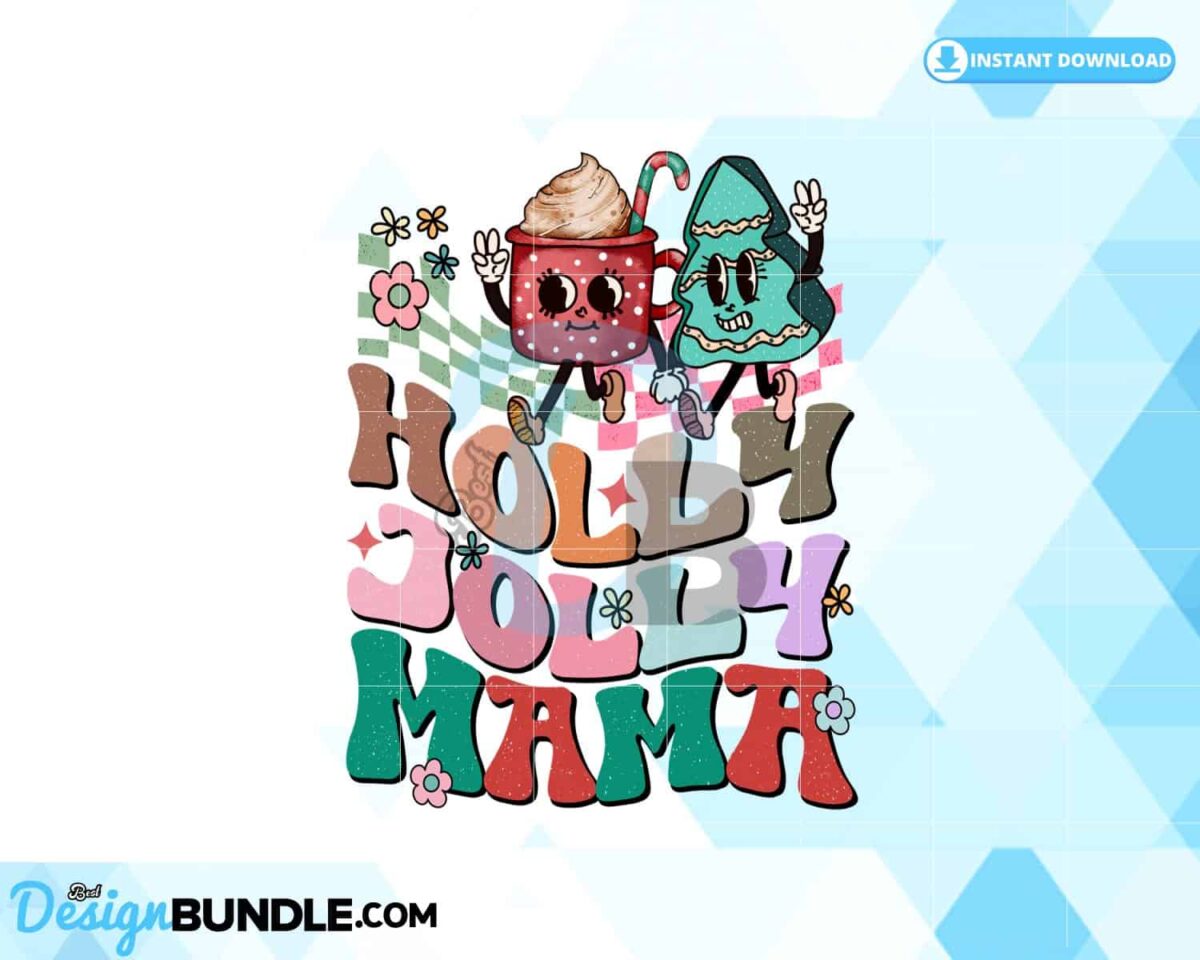 holly-jolly-mama-retro-christmas-png