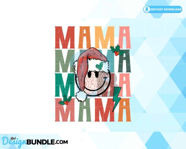 mama-stacked-distressed-smiley-christmas