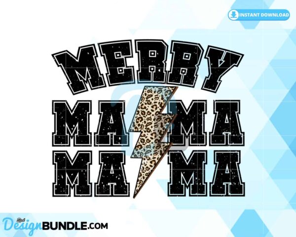 merry-mama-distressed-lightning-bolt