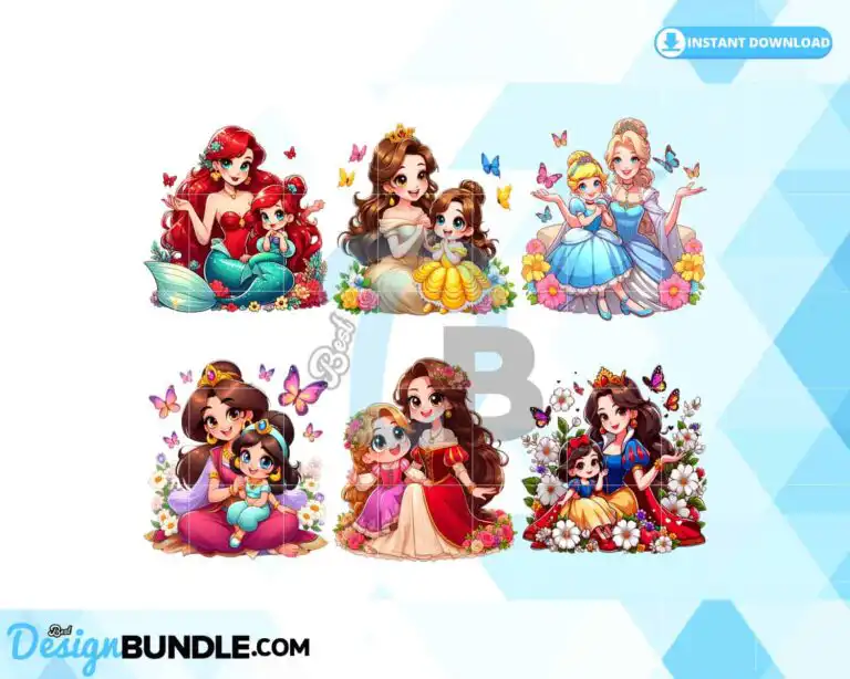 mom-and-daughter-princess-png-bundle-cartoon-mother-png-mothers-day-png-bundle-gift-for-mom-png-mama-design-for-shirt-png