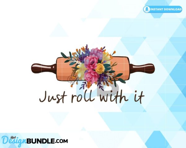 just-roll-with-it-clipart-png
