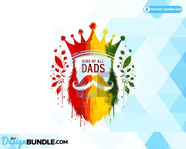 king-of-all-dads-clipart-png