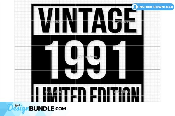 vintage-1991-svg-png-31st-birthday-svg