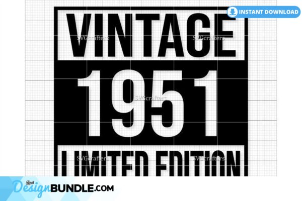vintage-1951-png-svg-71st-birthday-svg