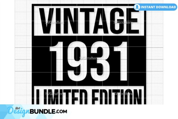 vintage-1931-png-svg-91st-birthday-svg