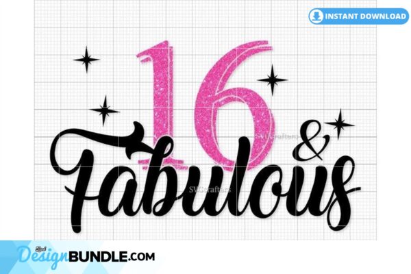 16-and-fabulous-svg-png-16-birthday-svg