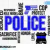 police-quote-back-the-blue-script