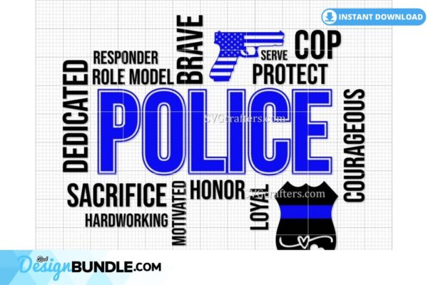 police-quote-back-the-blue-script