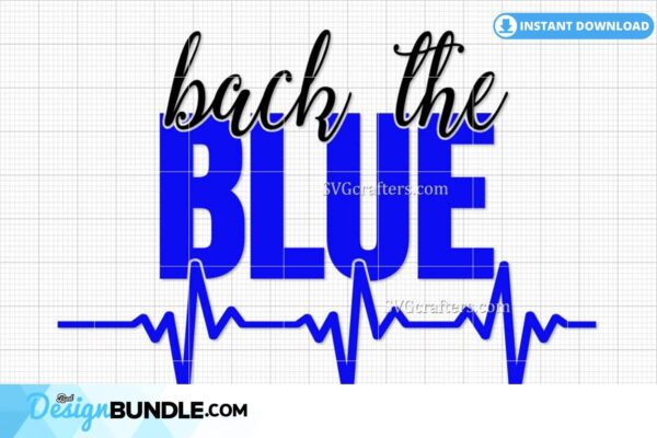 back-the-blue-hearbeat-svg-police-svg
