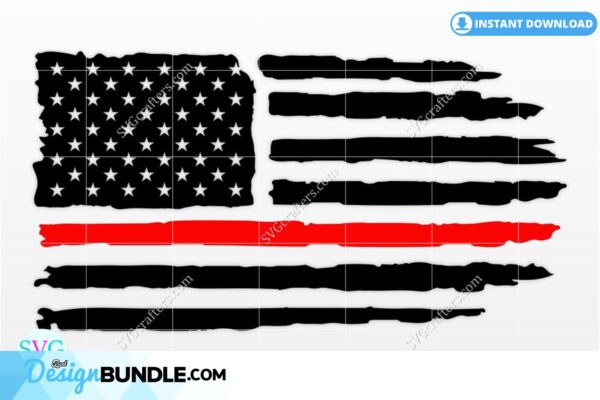 american-distressed-flag-firefighter