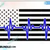 Heartbeat American Flag heartbeat-american-flag-police