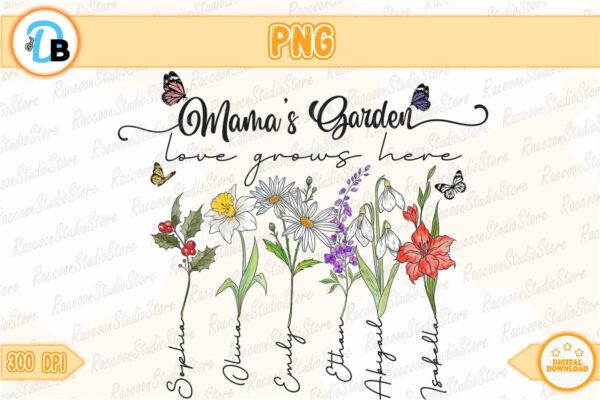 mamas-garden-png-instant-download