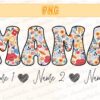 name-custom-mama-png-retro-mom-png-instant-download