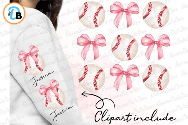 baseball-coquette-bow-png-instant-download
