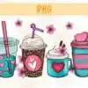 Mom Fuel Coffee Cups Png Instant Download mom-fuel-coffee-cups-png-instant-download