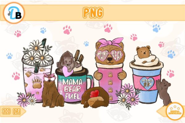 mama-bear-coffee-lattee-png-instant-download