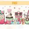 Latte Iced Coffee Png latte-iced-coffee-png-mothers-day-instant-download