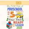 custom-first-day-of-preschool-instant-download