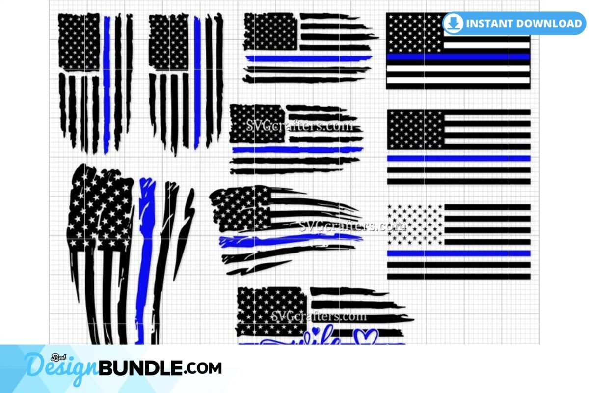 police-svg-bundle-thin-blue-line-svg