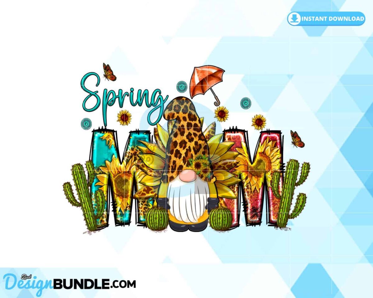 mom-sublimation-spring-mom-gnome-png