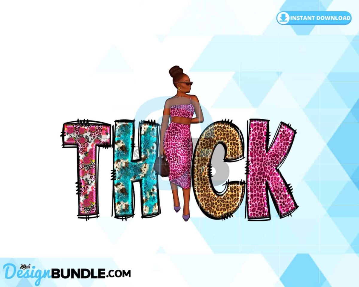 thick-sublimation-thick-black-woman-png